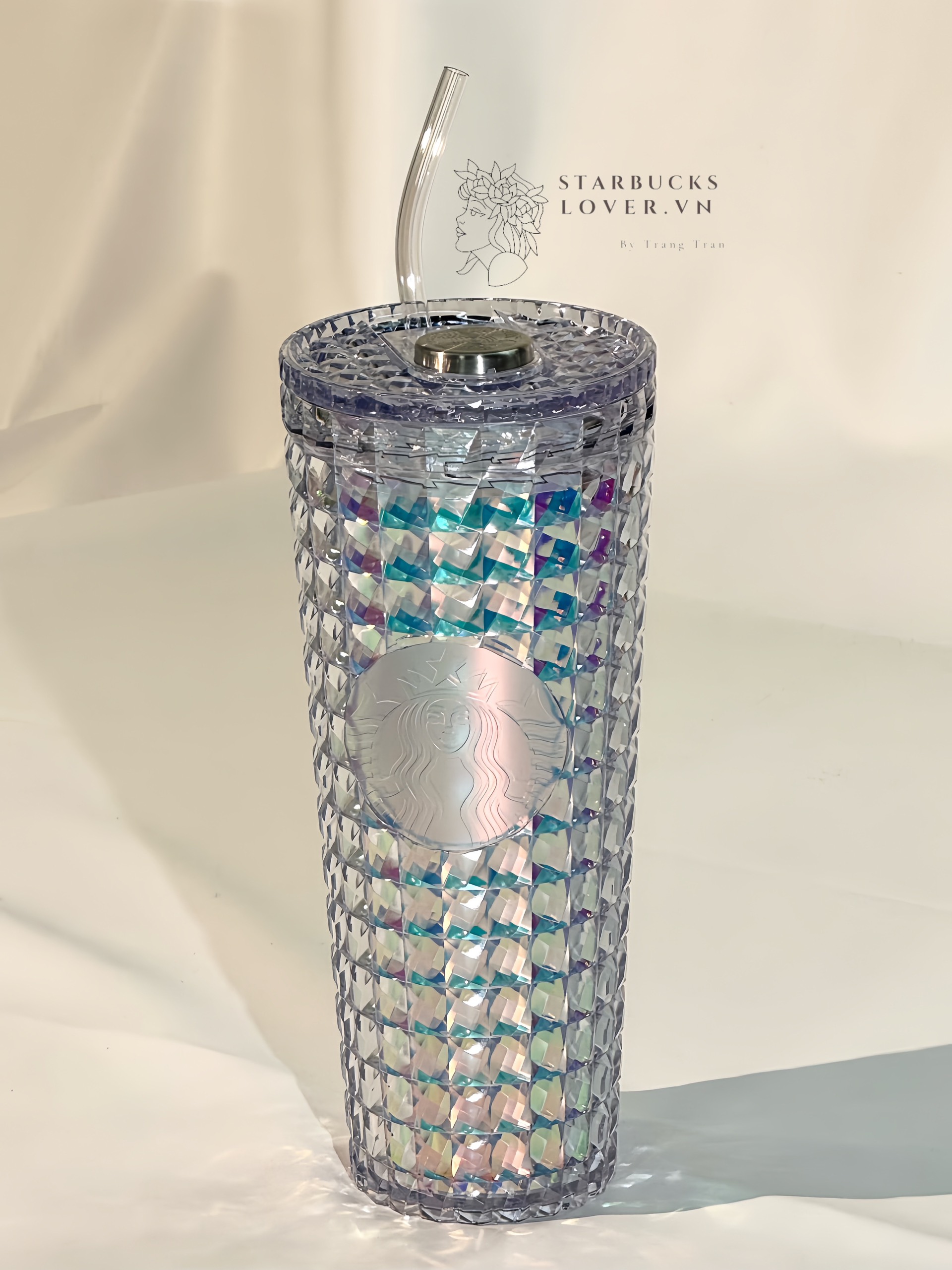 |CHÍNH HÃNG| LY STARBUCKS DIAMOND STUDDED SIZE KHỦNG 24oz