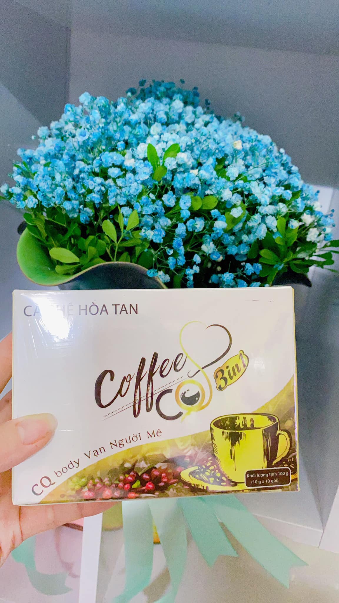 CÀ PHÊ GIẢM CÂN CQ SLIM COFFEE (HỘP 10 GÓI)
