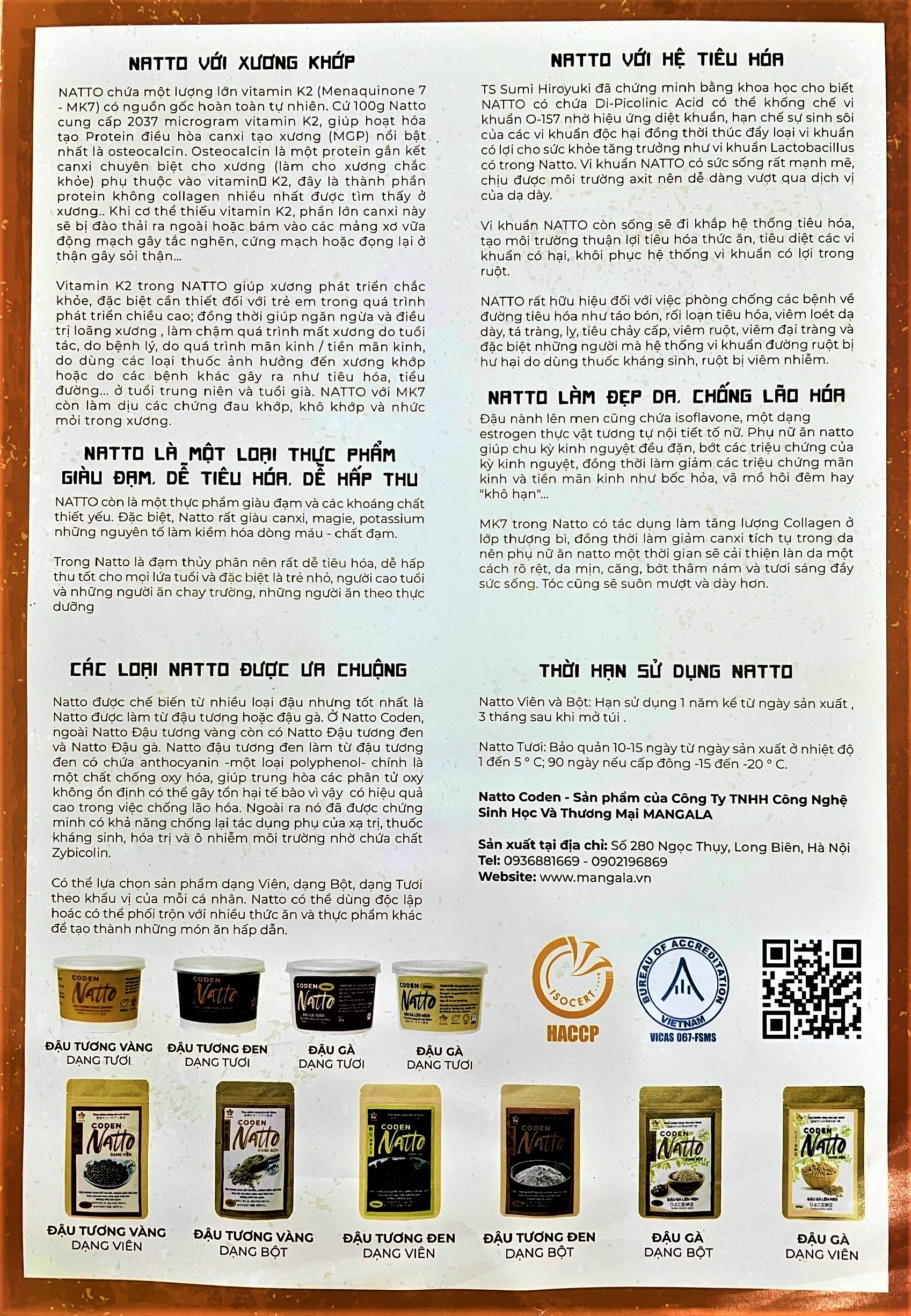 NATTO ĐẬU TƯƠNG ĐEN BỘT 100GR- LÁ TÍA TÔ