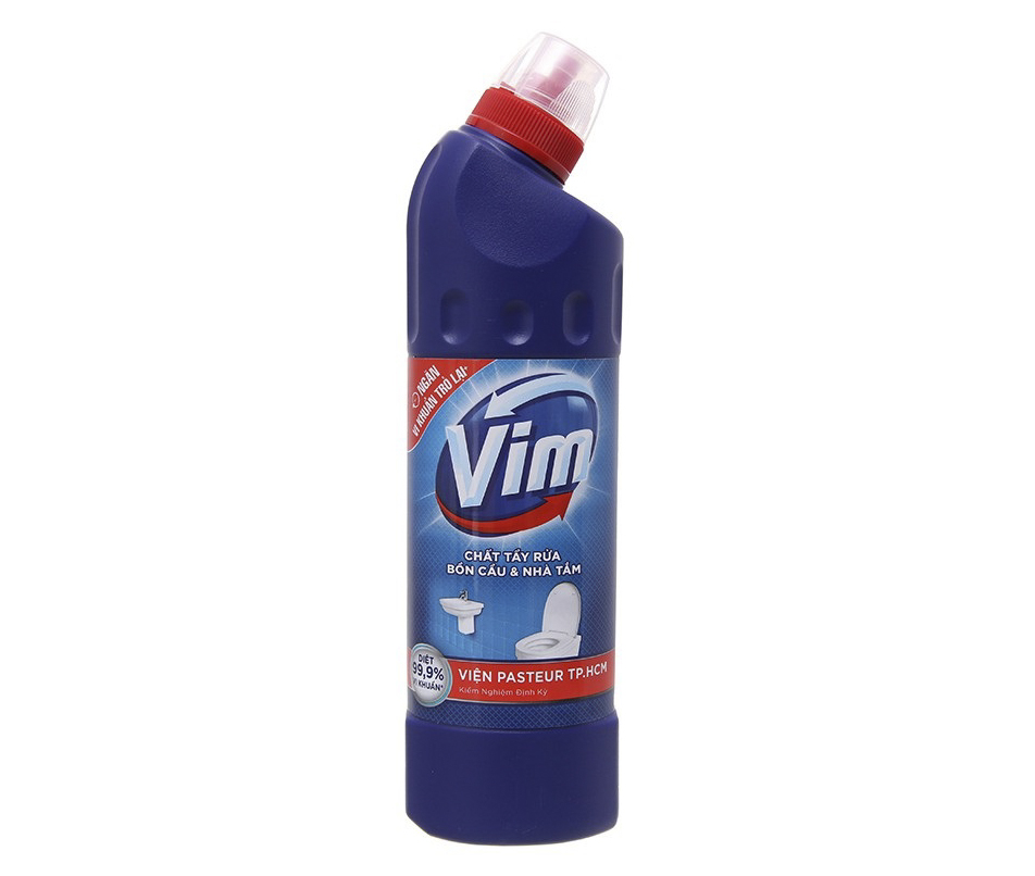 Nước tẩy bồn cầu & nhà tắm VIM diệt khuẩn 450ml