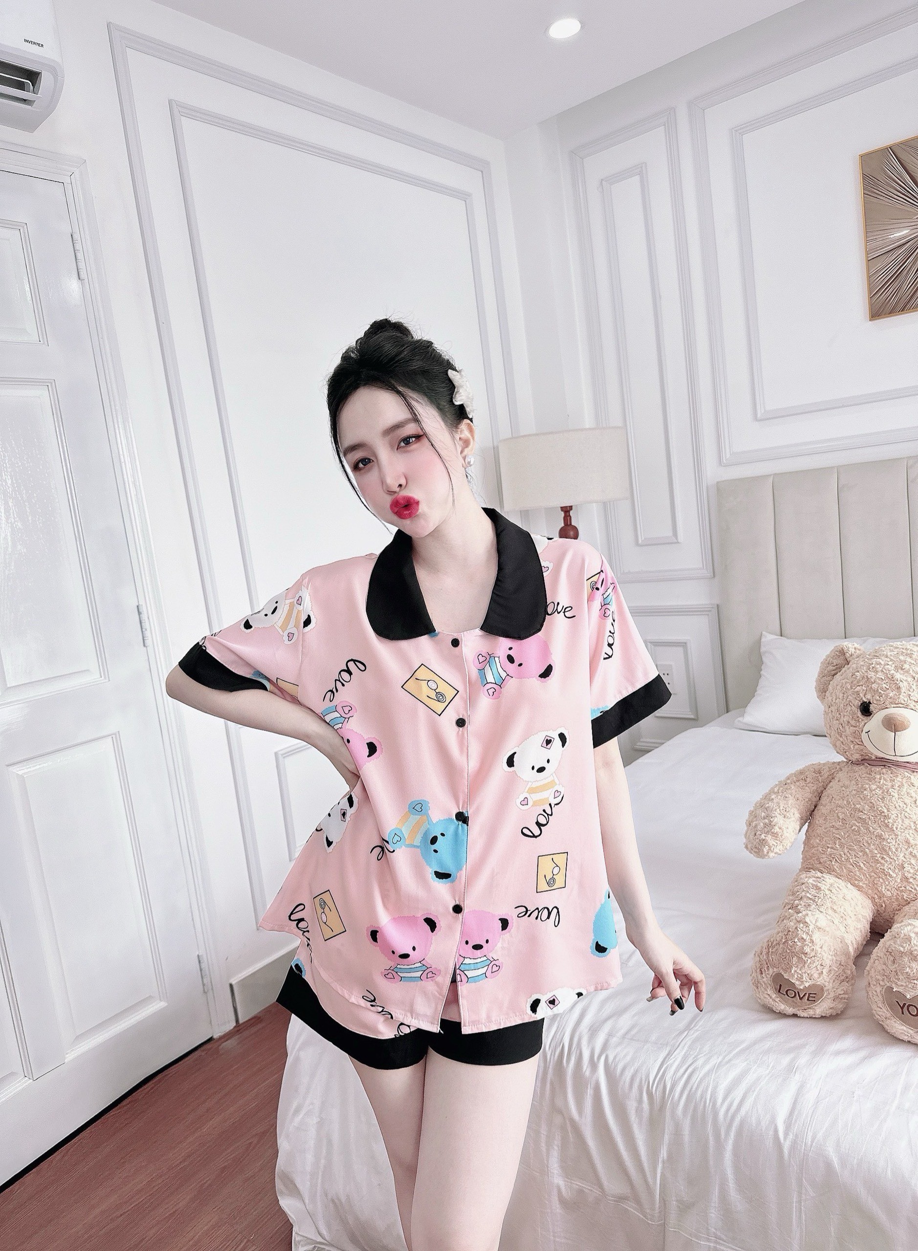 Đồ Bộ Ngủ Nữ Đùi Lụa Nhật Bigsize 50-100kg Mặc Nhà