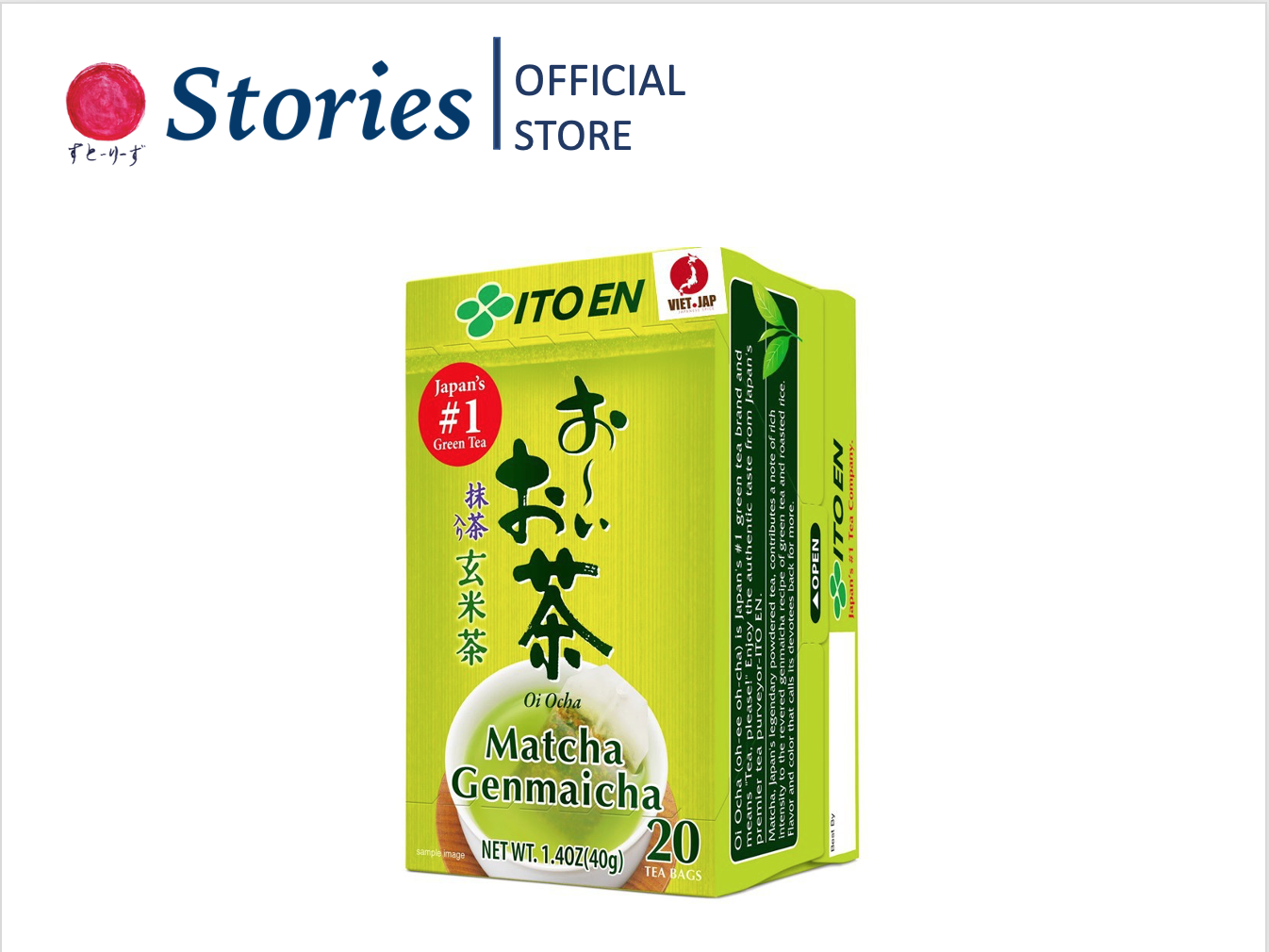 Trà xanh túi lọc Oi Ocha Green Tea 40gr