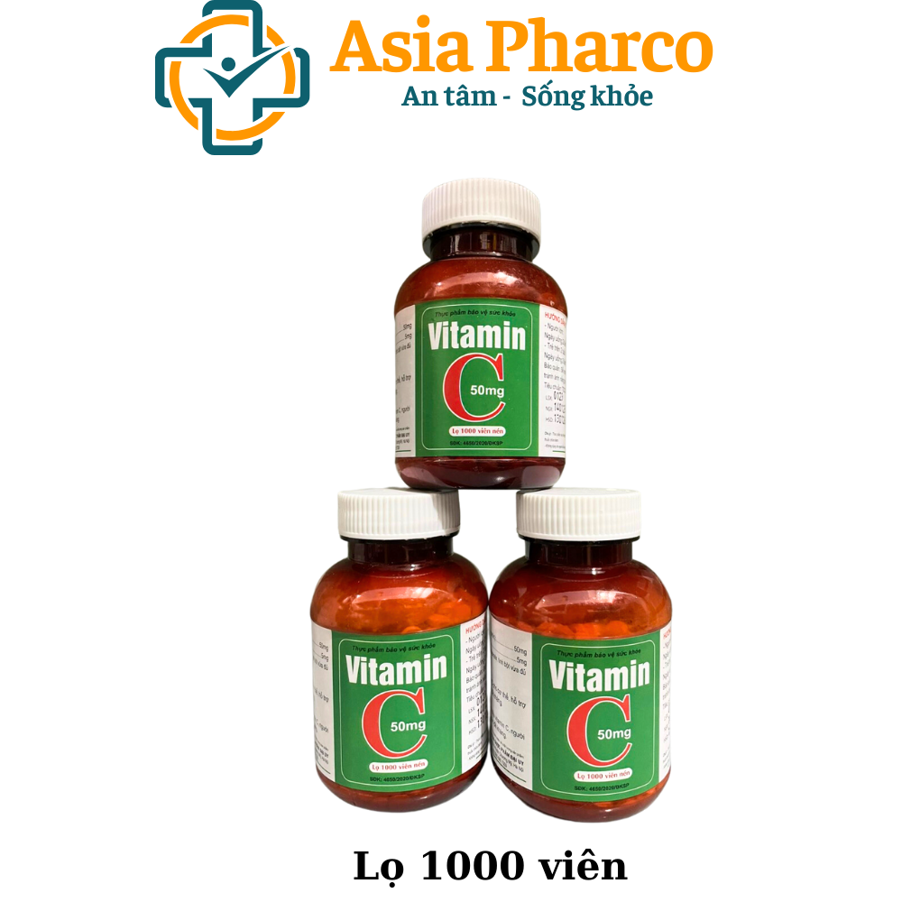 Vitamin C Đại Uy 1000 viên Bổ sung Vitamin C tăng sức đề kháng