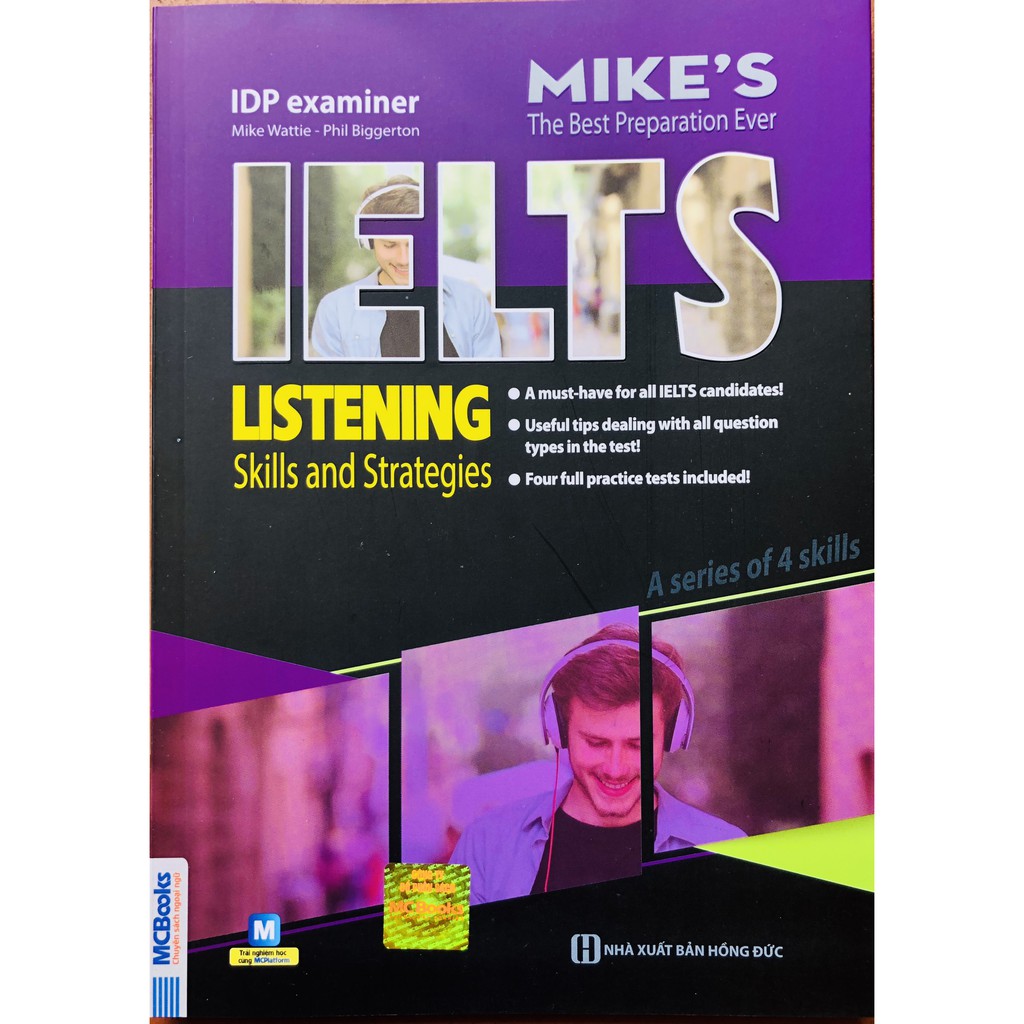 [HCM]Sách - Ielts Listening : Skills and Strategies + tặng kèm bút bi