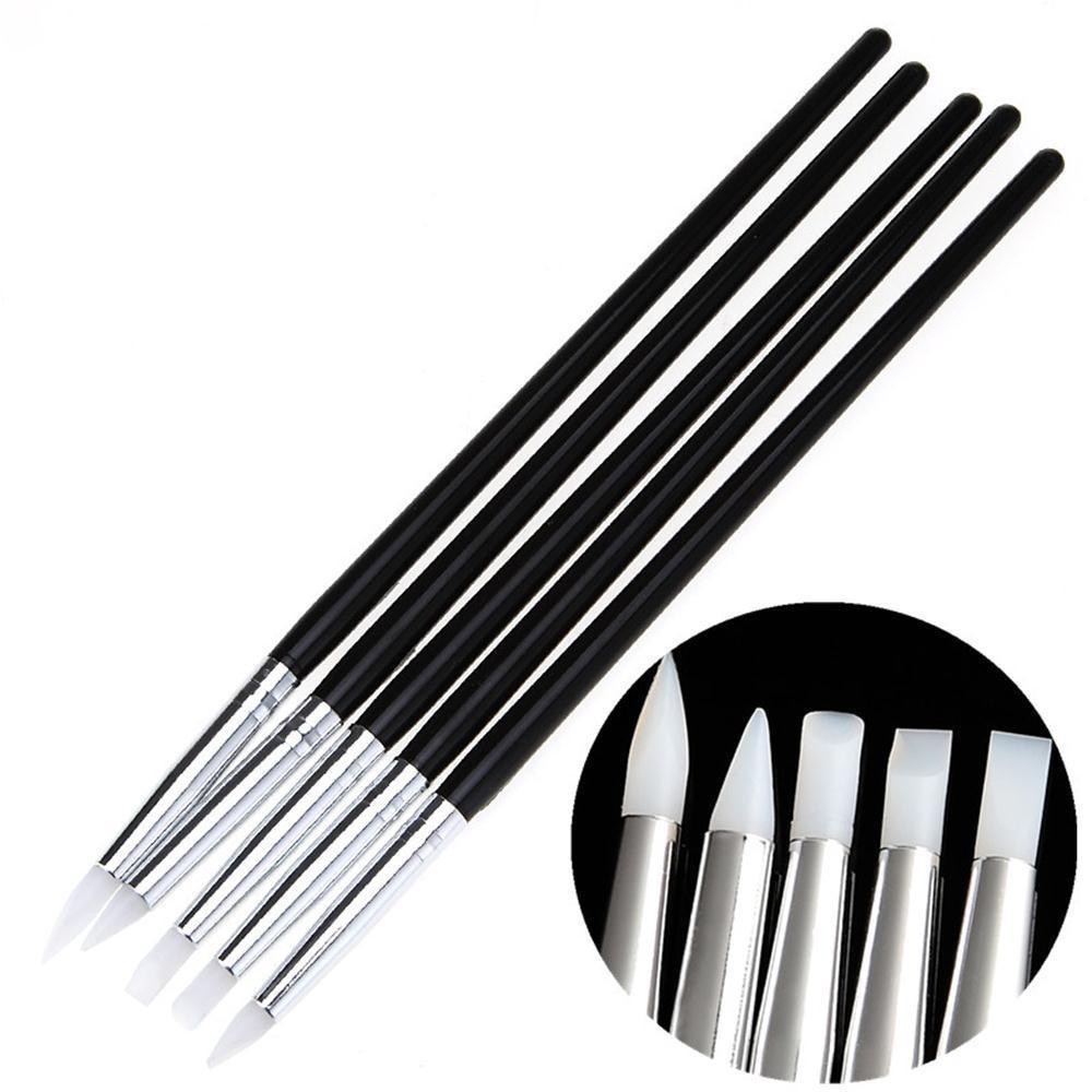 Cọ silicon vẽ keo chặn màu, Cọ dùng cho keo chặn màu -Dụng cụ vẽ Tâm Tâm