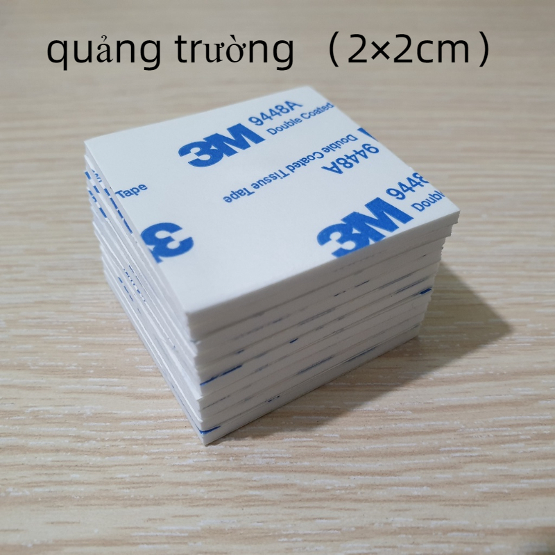 10 PCs 3m strong double sided adhesive tape EVA foam tape double sided adhesive tape white multi size-Hause