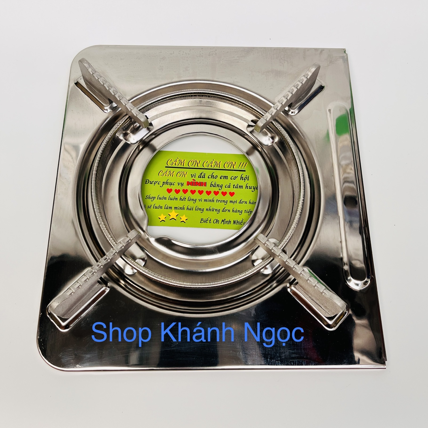 Kiềng bếp gas mini vuông Namilux KT 25cm x 23cm kiềng bếp gas inox du lịch Chính hãng NAMILUX - Điện Máy giá Rẻ Store