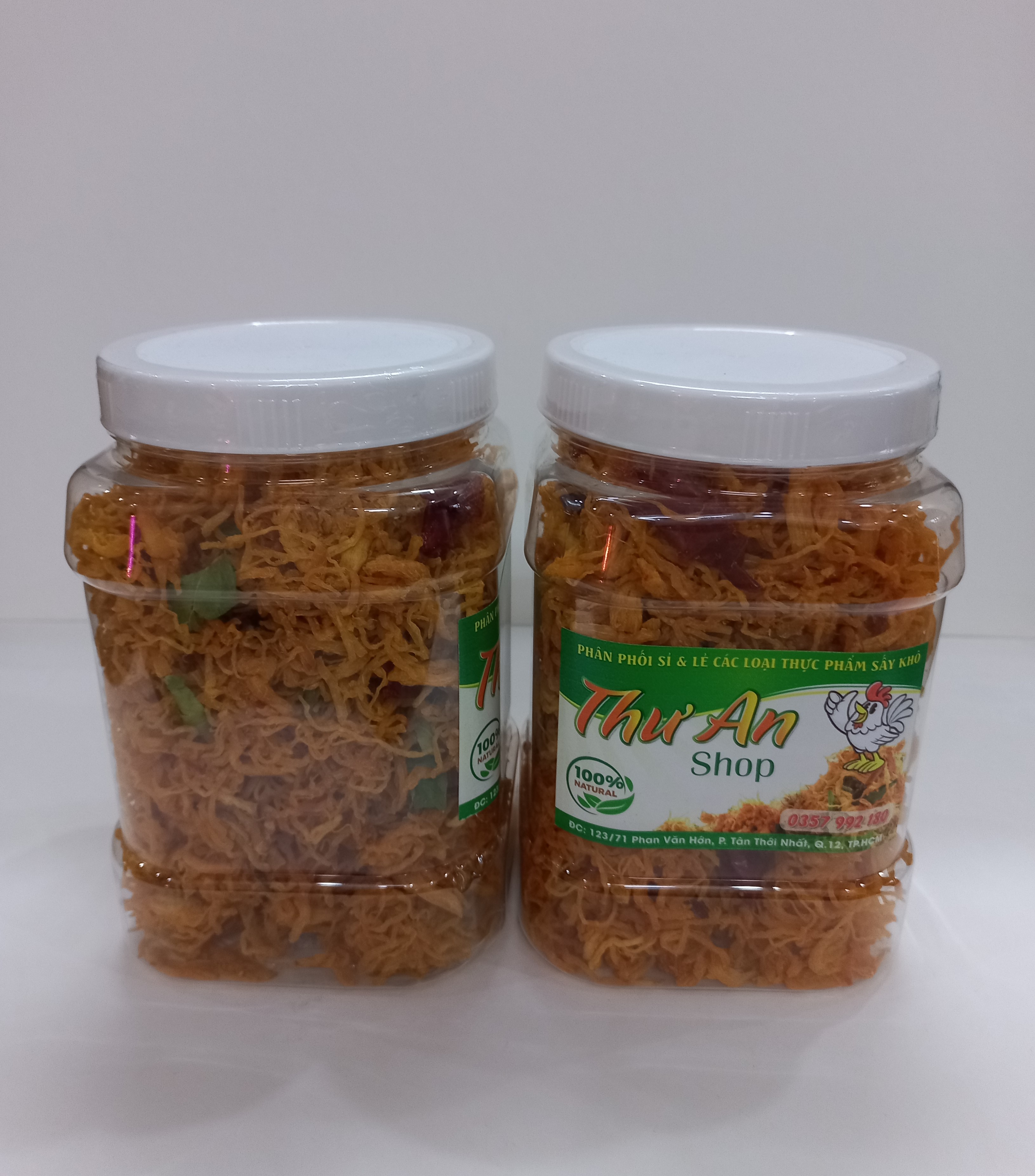 Khô Gà Lá Chanh đóng hộp 500g