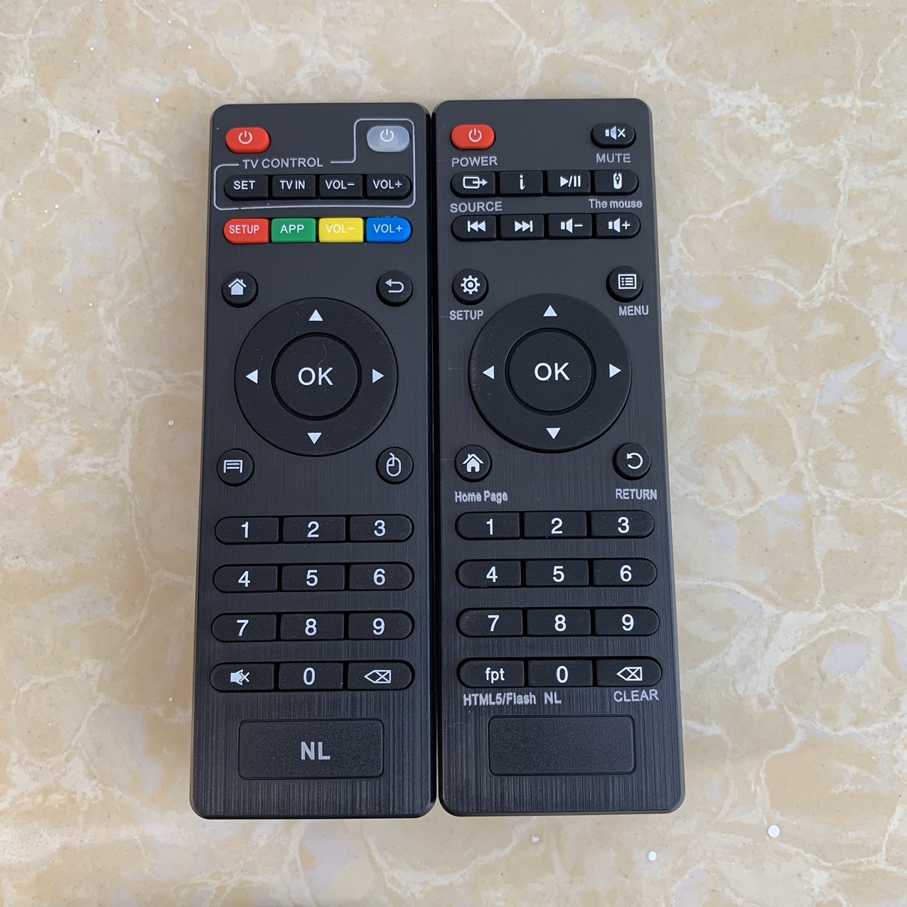Điều khiển đầu box Android TV BOX hàng chính hãng, Remote đầu kĩ thuật số tivi box truyền hình internet 4K hàng mới