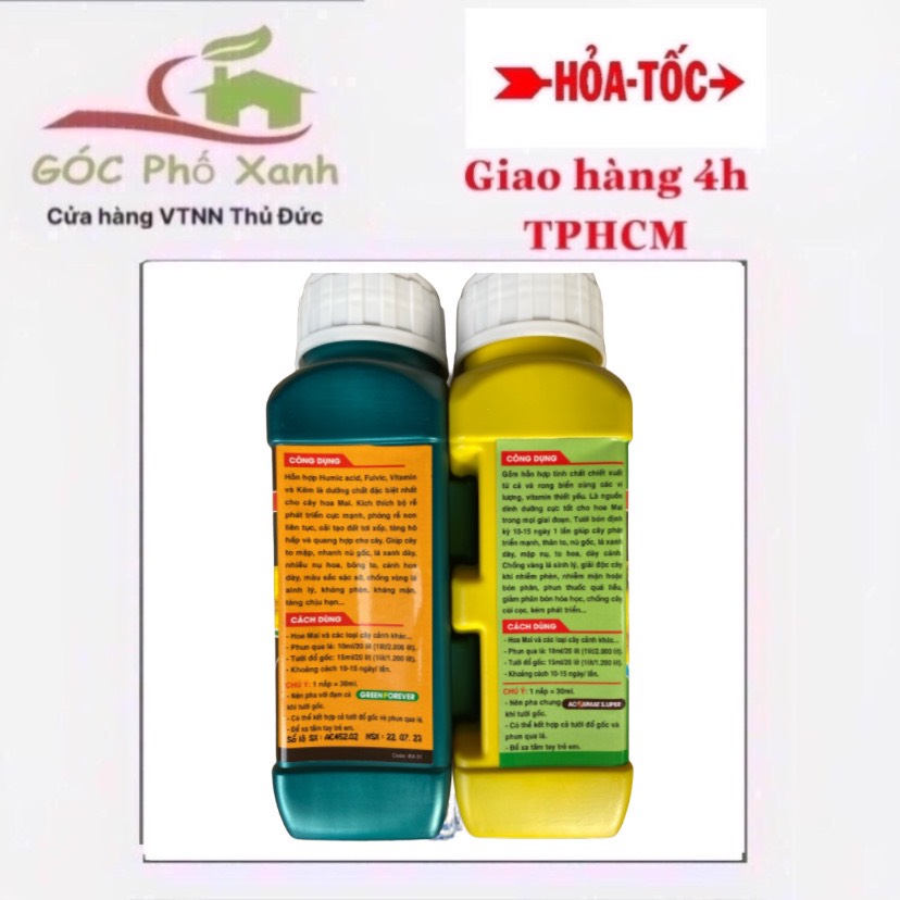 PHÂN BÓN RA RỄ MẬP THÂN NÙ GỐC MAI CẶP CHAI 300ML