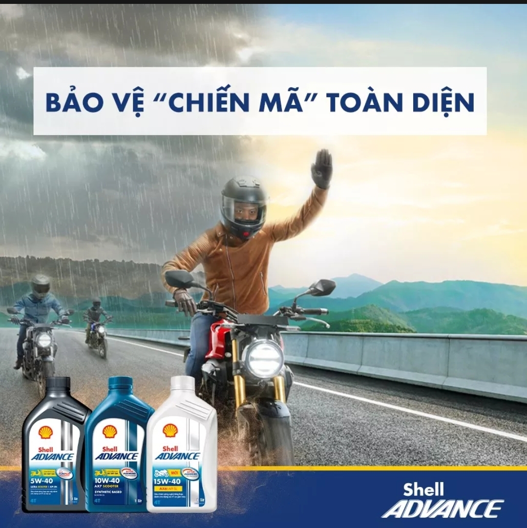 [XE SỐ 1L]- Shell Advance Ultra 10W40 1L