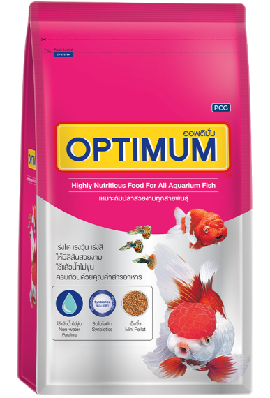 Thức ăn cho cá cảnh- OPTIMUM (Made inThailand) - (gói 20g-100g-200g)-cho cá vàng,cá cảnh, cá kiếm, ông tiên, Betta