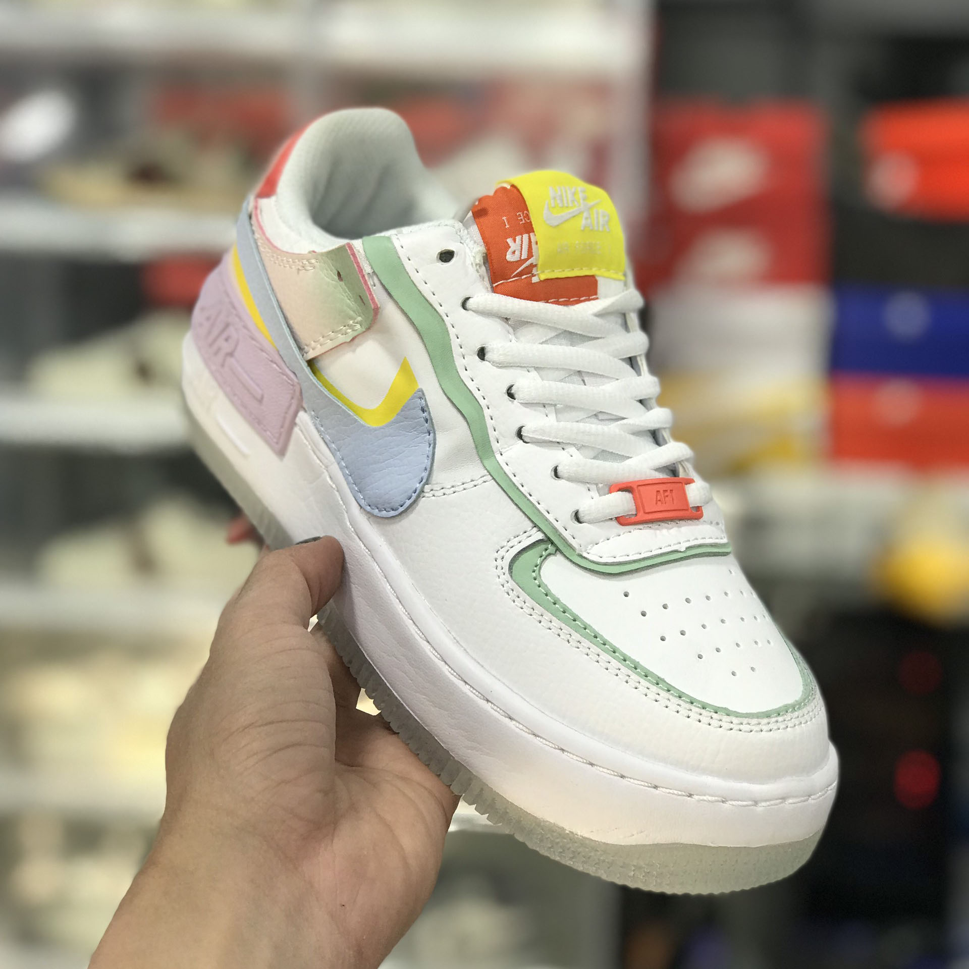 [HCM]Giày Air Force Shadow Kim cương Fullbox - meoraudinh