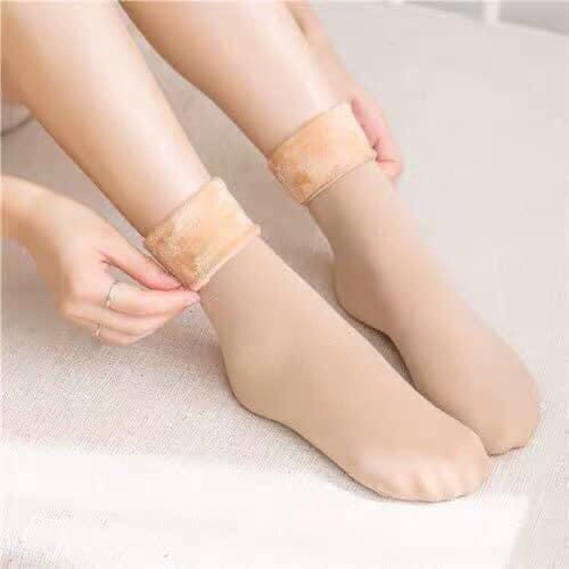 Tất chân lót lông siêu ấm ( 1 đôi- 2 chiếc)
