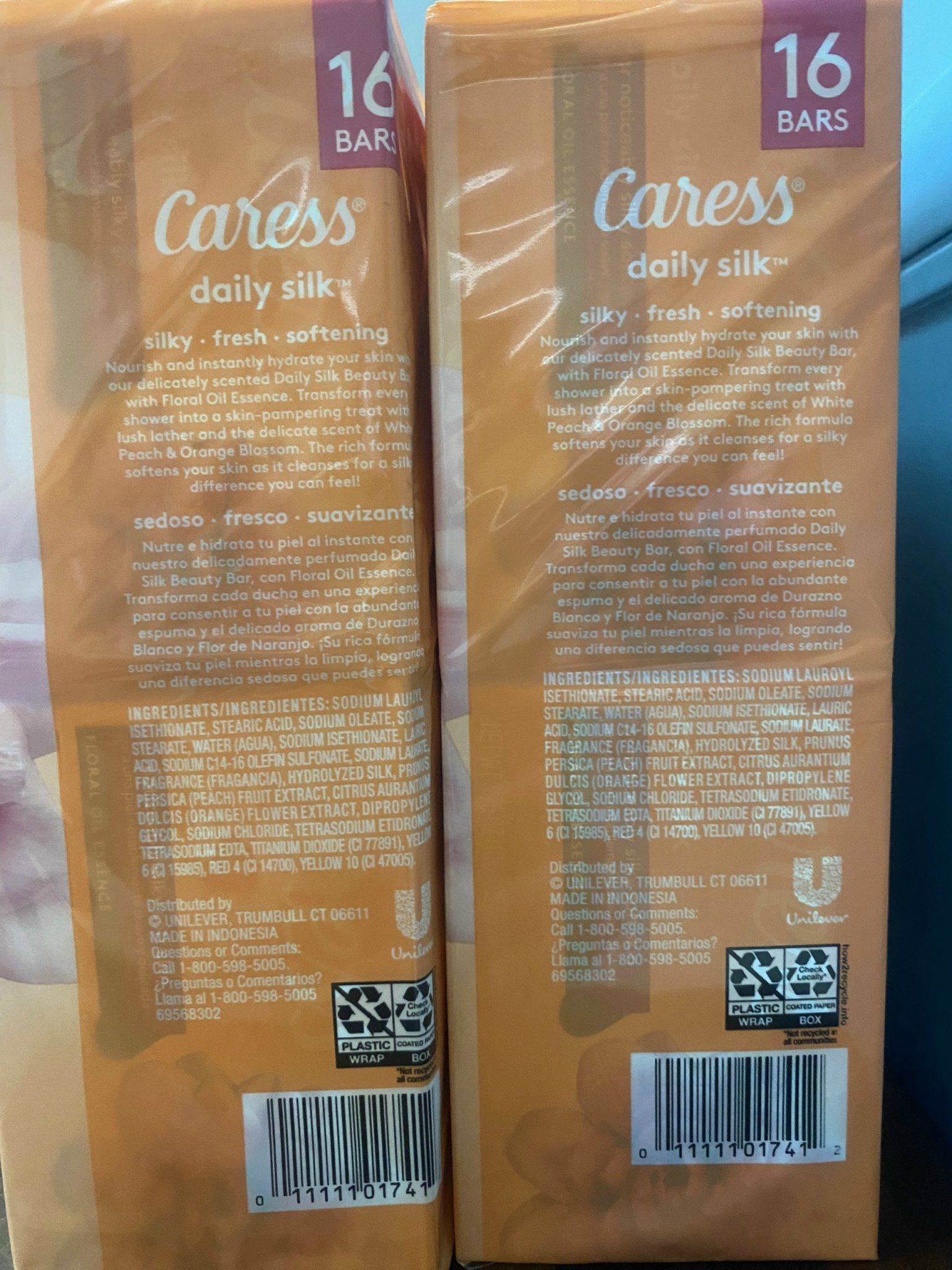 Xà bông cục Caress Daily Silk 106g (bán lẻ 1 cục)