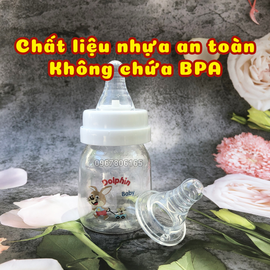 Bình Sữa Streamline DOLPHIN 80ml Có Van Chống Sặc – DP-018C