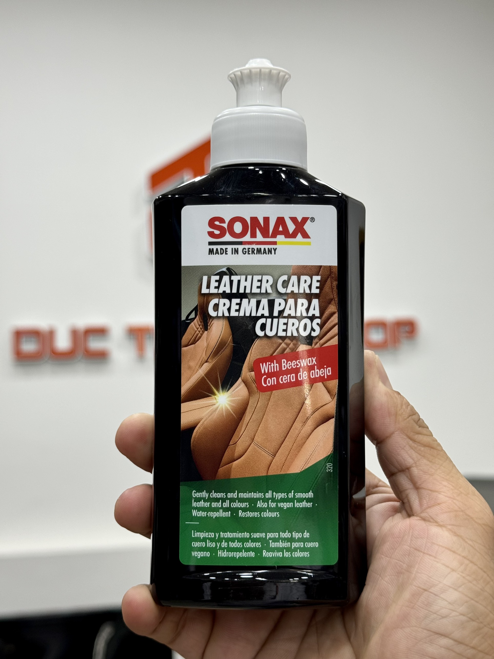 Kem dưỡng ghế da sonax 291141 250ml