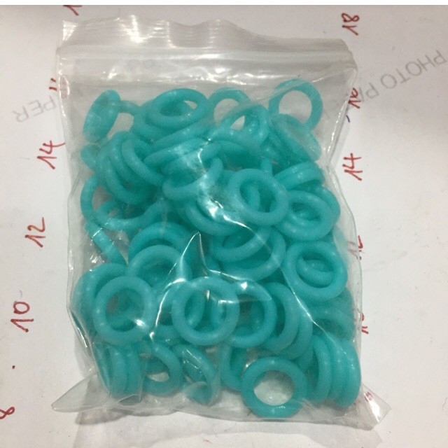 Vòng Silicon lưỡi gà thay thế của máy xăm ( 100 cái / 1 túi )