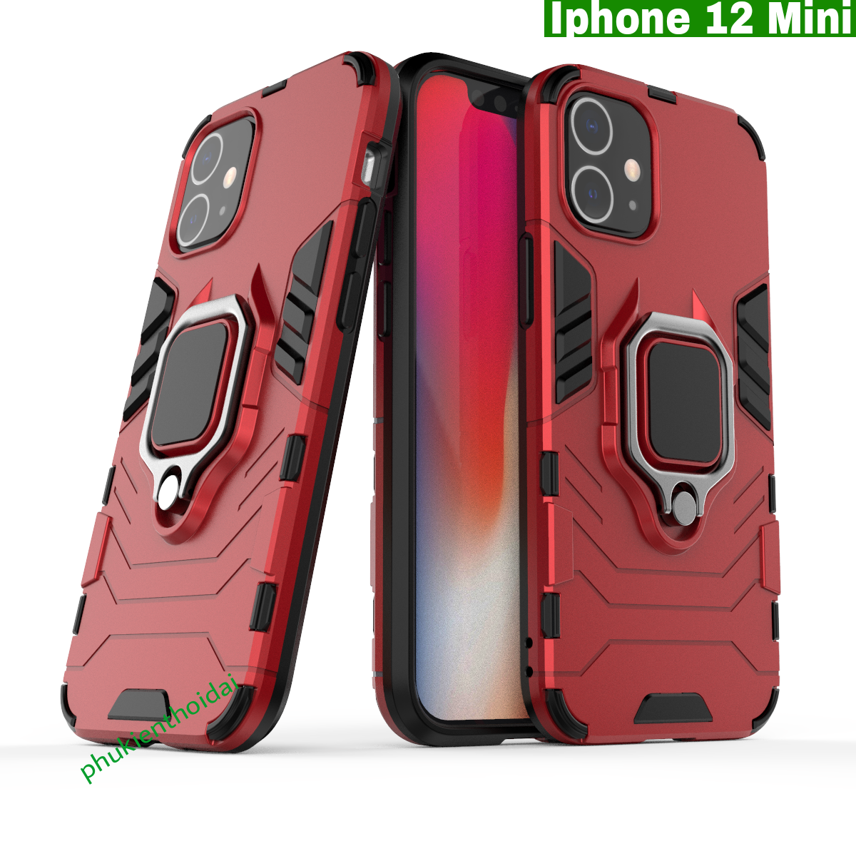 Ốp lưng Iphone 12 Mini Iron Man Iring chống sốc cao cấp