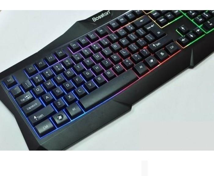 [HCM]Bàn Phím Bosston X19 LED NỀN [TẶNG CHUỘT R8 1602]