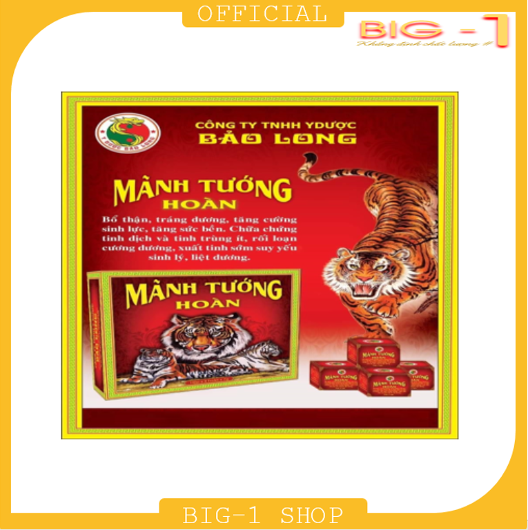 Viên uống Mãnh Tướng Hoàn Y dược Bảo Long - Dứt điểm yếu sinh lý nam giới