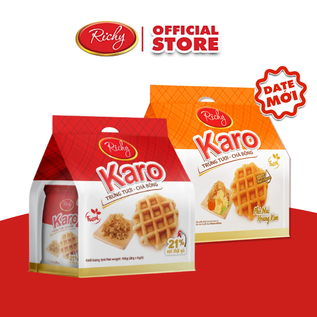Bánh tươi Richy KARO (set 6 cái)