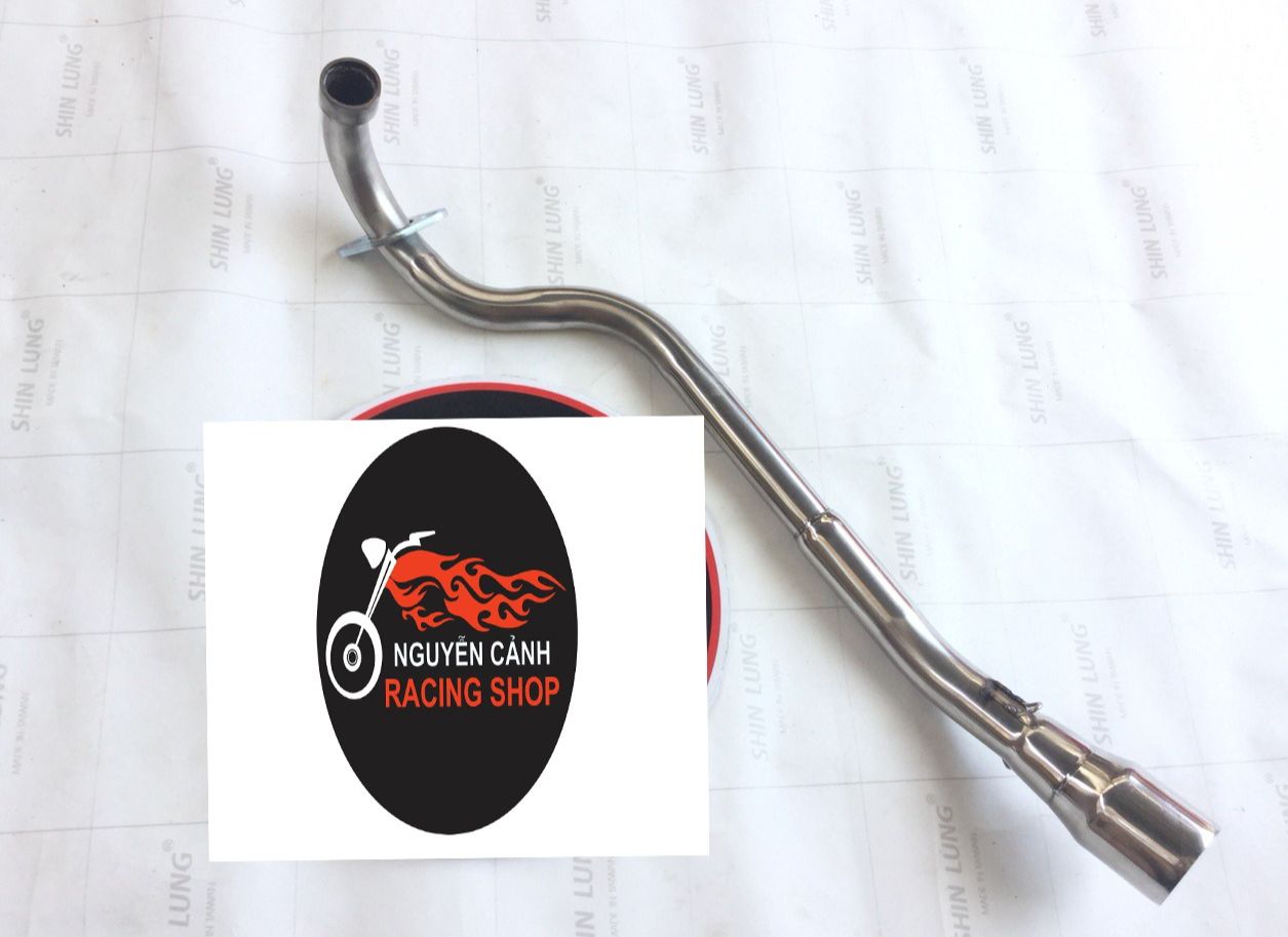 Cổ pô Blade 110 gắn bô độ cho Honda Wave Blade 110cc