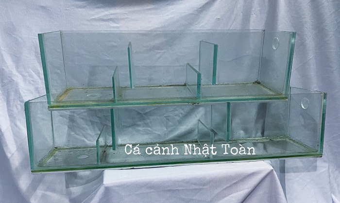 "hoàn tiền đến 10%" lọc tràn trên 3 ngăn cho bể cá cảnh 45x13x13cm