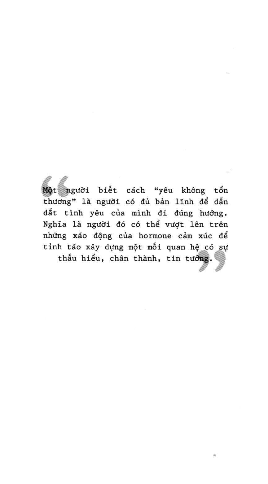 Sách - Yêu không tổn thương