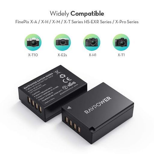 [HCM]Pin máy ảnh RavPower cho Fujifilm NP-W126S