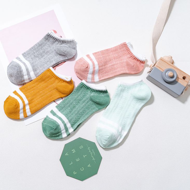 Set 5 đôi Tất Vớ nữ Kẻ Sọc siêu hot