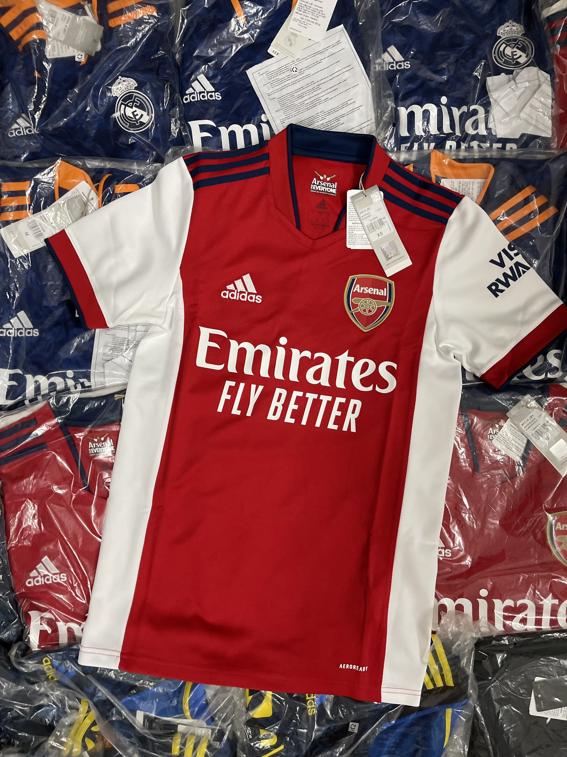 ÁO ĐẤU THỨ BA ASERNAL - REAL MADRID - MU 21/22