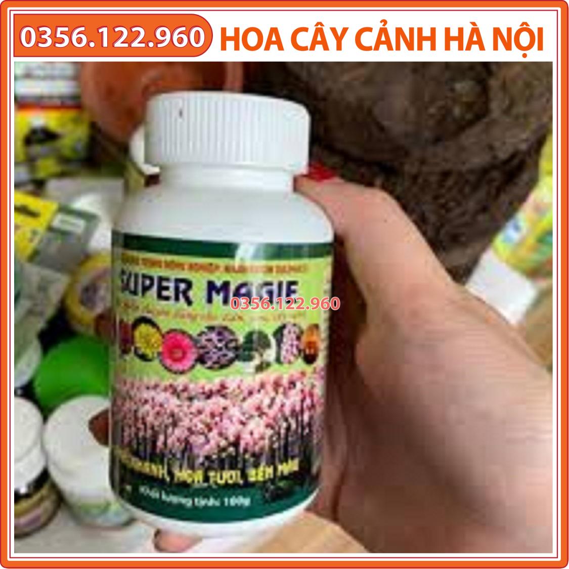 Combo bộ 3 phân bón Super cho hoa lan, cây cảnh (Super Magie, Super Canxi,Super Kali)