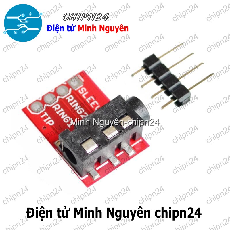 [1 cái] (F25.2) Mạch ra chân Jack Audio 3.5mm - HH004540