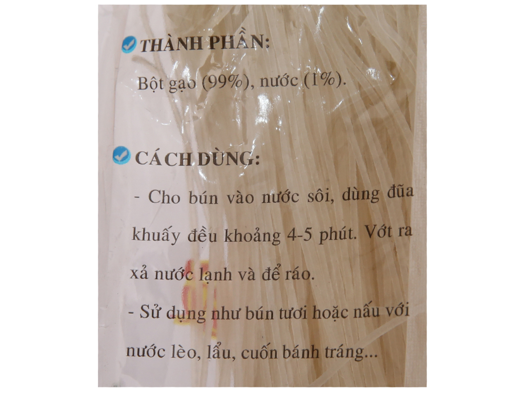 BÚN KHÔ 300gr VIỆT SAN