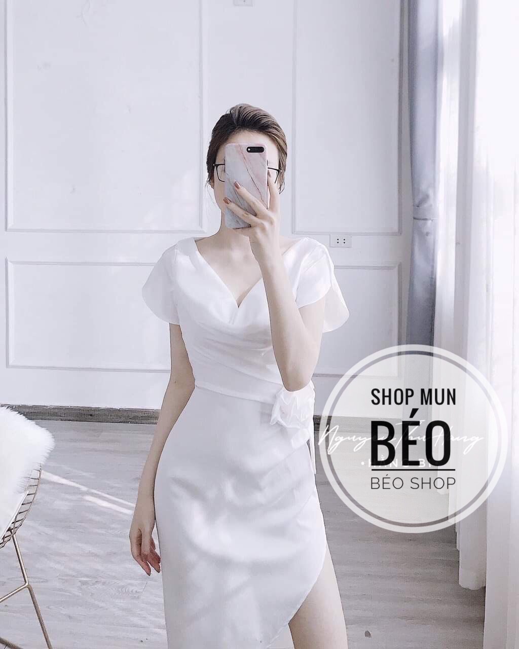 VÁY ĐẦM BODY TRỄ NGỰC EO ĐÍNH HOA CAO CẤP