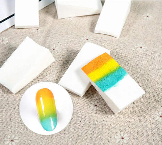 Bông mút ombre làm dặm móng tay làm nail