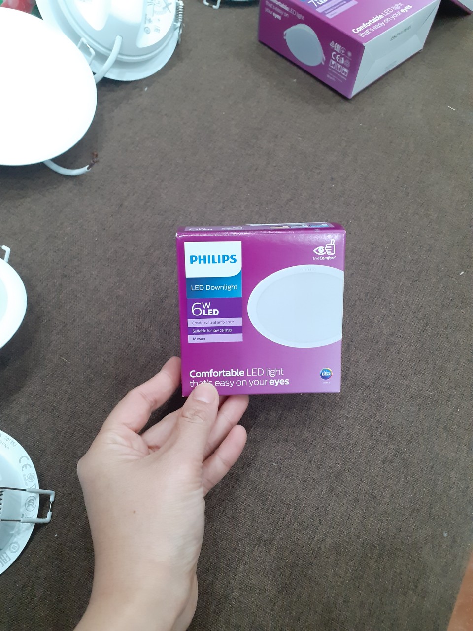 Đèn LED âm trần Philips🔰CHÍNH HÃNG - BẢO HÀNH 24 THÁNG🔰MESON G3 công suất 6w khoét lỗ 80