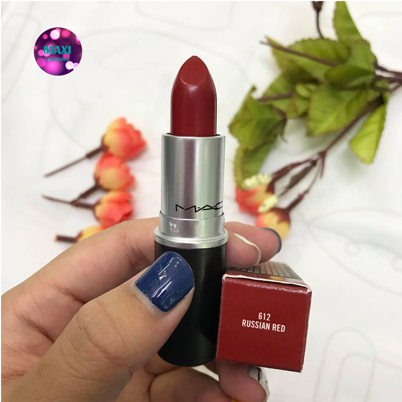 Son MAC Matte Màu 612 Russian Red - Màu Đỏ Cổ Điển