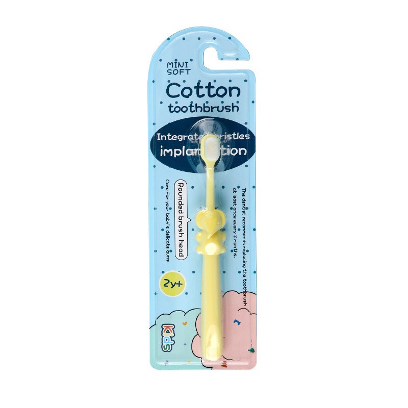 Bàn chải lông tơ cotton siêu mềm cho bé