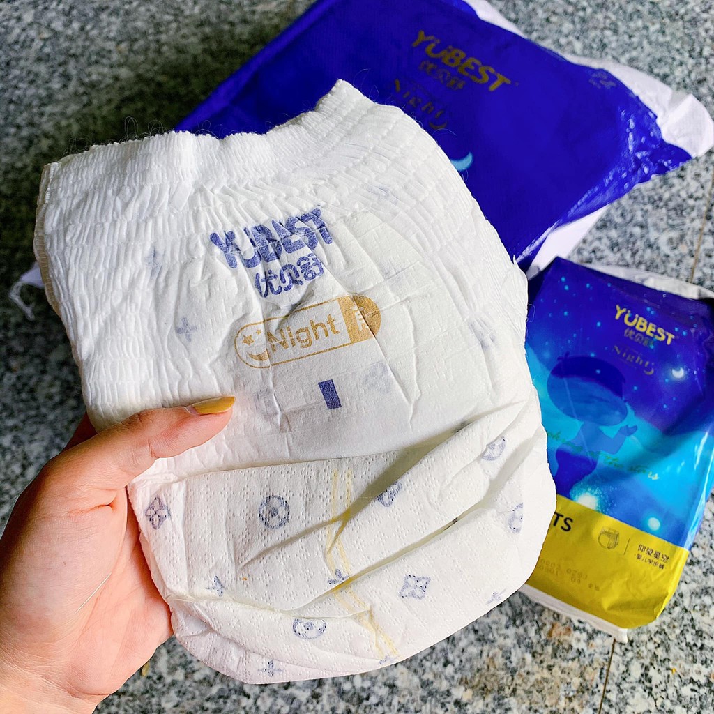 Bỉm YUBEST  NIGHT Dán đủ size S80, M108, M76, L72, XL68,