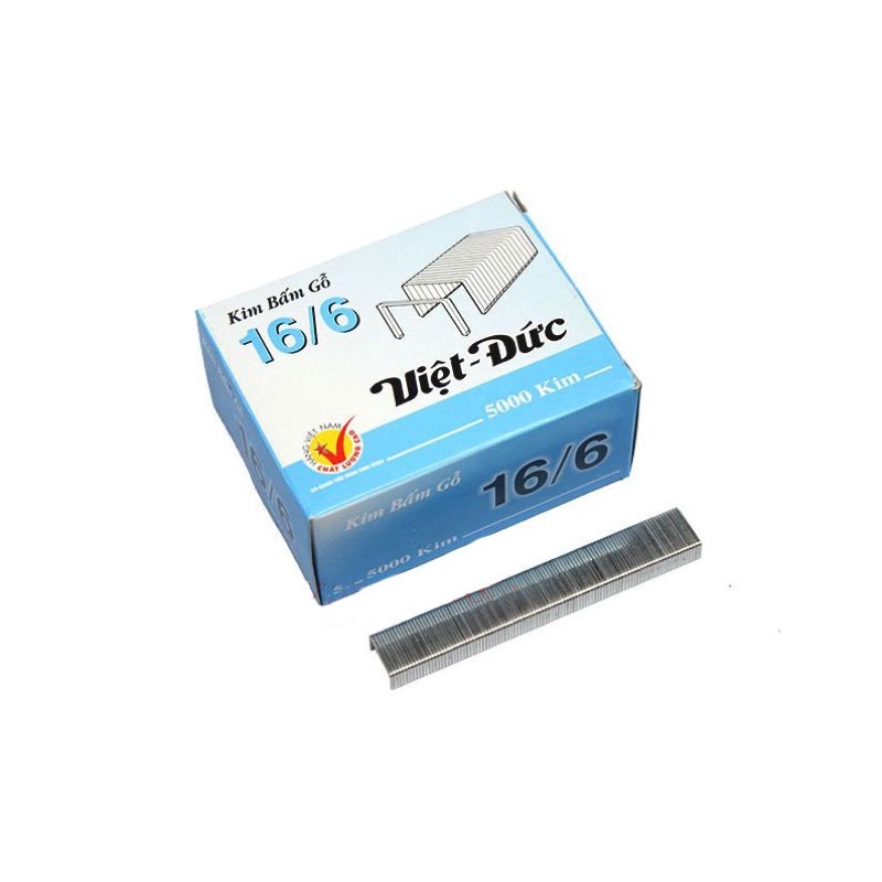 Ghim bấm gỗ/ kim bấm gỗ VIỆT ĐỨC 16/6 [Có sẵn] [Ảnh thật] [Giá hủy diệt]