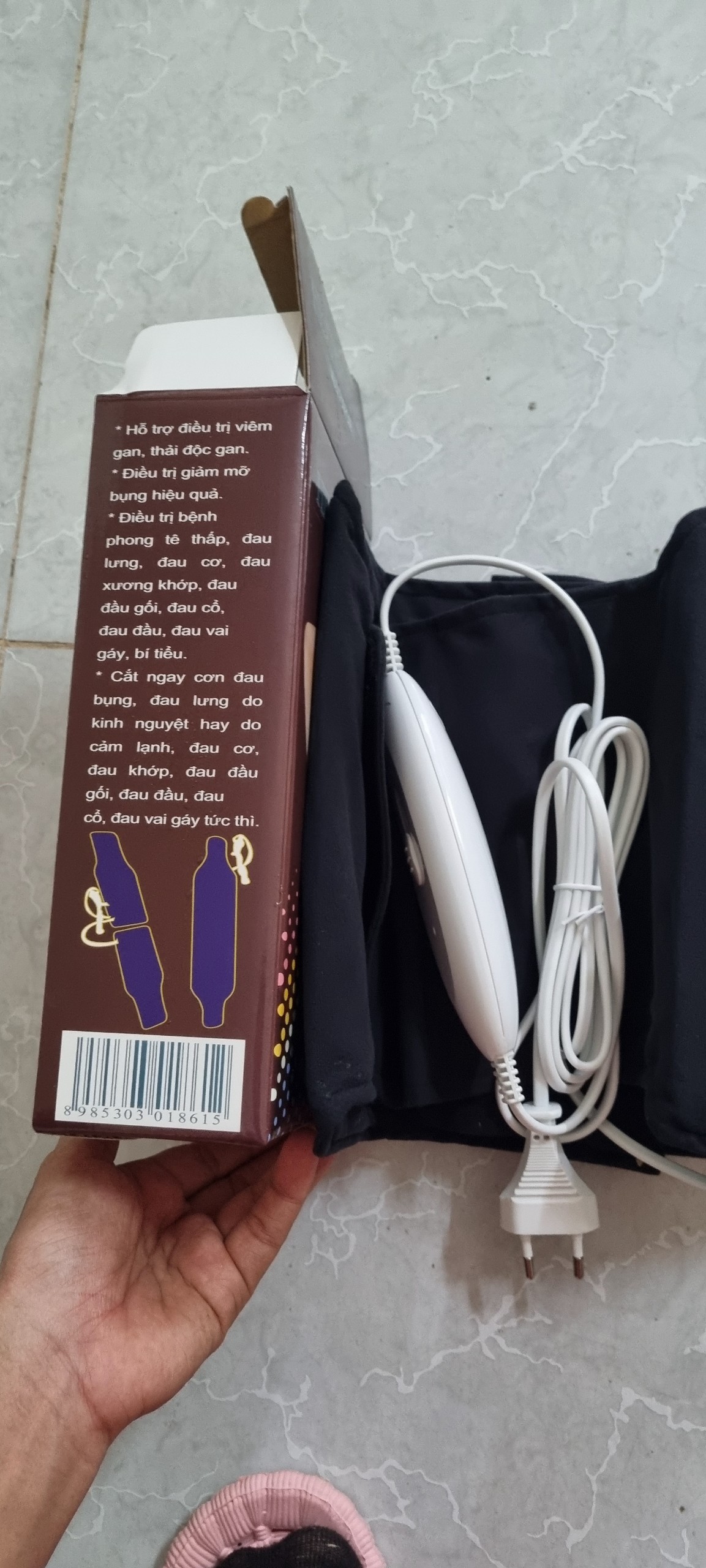 Đai quấn nóng giảm mỡ Heating Pad Nanocare
