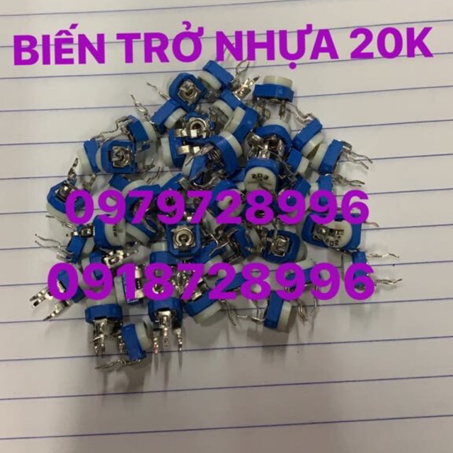Biến trở nhựa 20k -203 gói 50 cái
