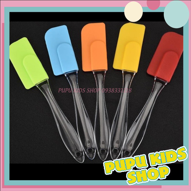 Phới Trộn Bột Silicon Phới Vét Bột Silicon Cây Vét Bột