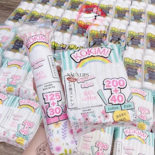 Bông tẩy trang Kokimi 210 miếng 240 miếng