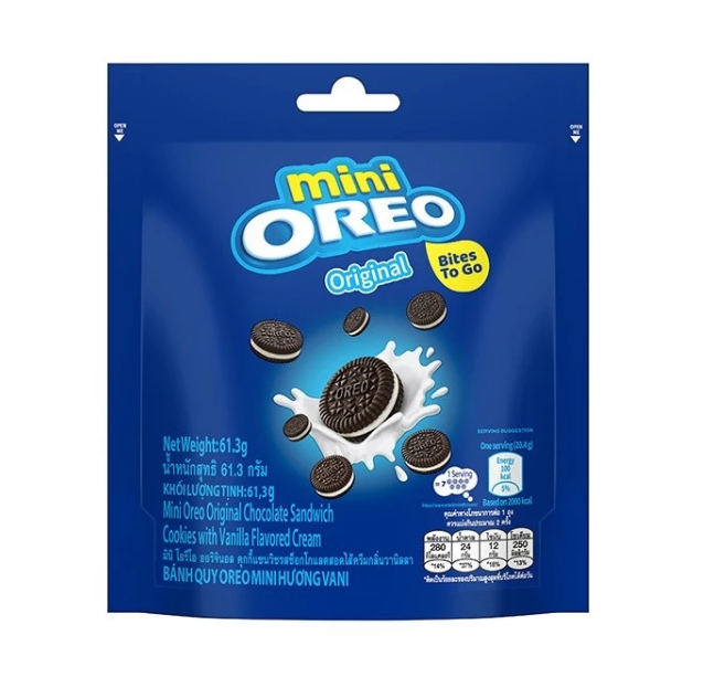 Bánh Quy Sôcôla Oreo Mini Vị Vanilla