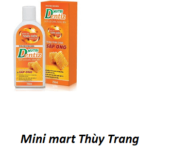 Nước xúc miệng Nutri dentiz chai 250ml
