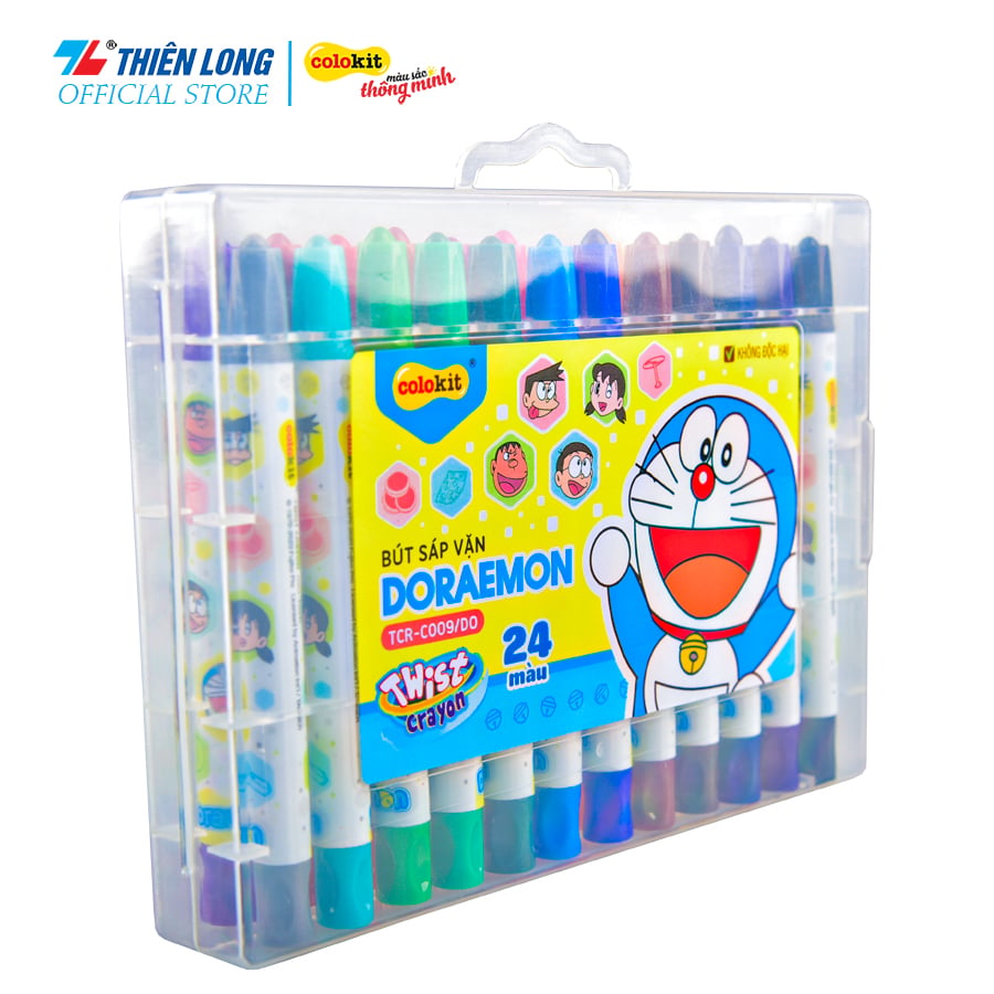 Bút sáp vặn 24 màu Thiên Long Colokit TCR-C009/DO