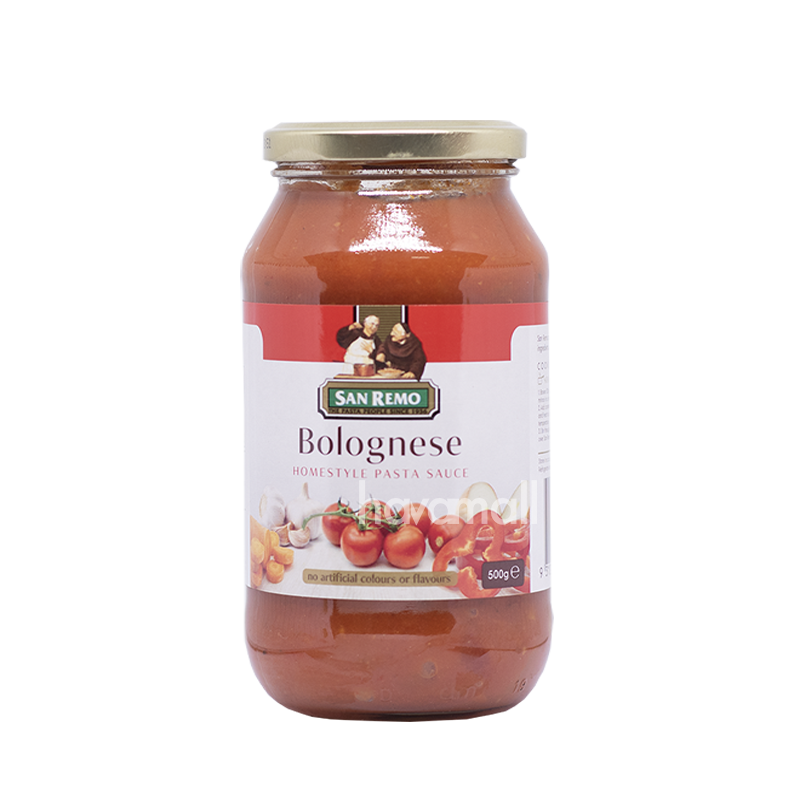 [HOÀN TIỀN MAX 10%][TẶNG KÈM NUI SỐ 18 50g] Sốt Mỳ Ý Hương Vị Thịt Bò Bolognese San Remo 500gr